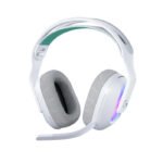 Logitech G522 LightSpeed Tri-Mode Wireless/Bluetooth/Wired Lightsync RGB Gaming Headset,Broadcast BLUE VO!CE Quality Detachable Microphone, For PC,PS5,Mac & Smart Devices- White - Image 3