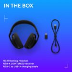 Logitech G321 LIGHTSPEED Wireless Bluetooth Gaming Headset, Dynamic Comfort and Fit - Black - Image 2