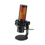 HyperX Quad Cast 2 S Future Ready Audio 100+ Customizable aRGB LEDs, Tap-To-Mute, Multifunction Controls For PC & Mac - Black - Image 3