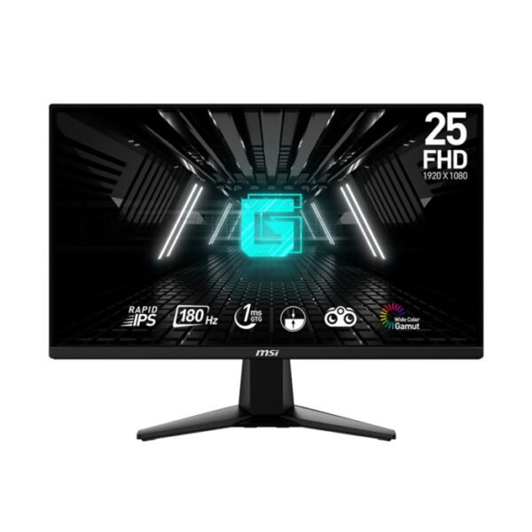 MSI G255F 25-inch IPS Panel FHD 180Hz 1ms Frameless Design Night Vision Gaming Monitor