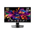 MSI MPG 271QRX QD-OLED 27-inch, Gaming Monitor WQHD (2560X1440), 360Hz, 0.03ms, HDMI 2.1 & USB-C 90W, AMD FreeSync™ Premium Pro