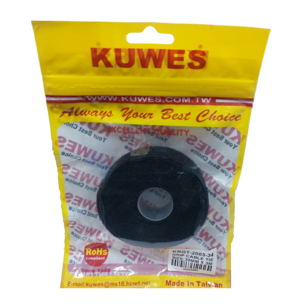 KUWES Cable Tie Grip Velcro 20mm 3Meter