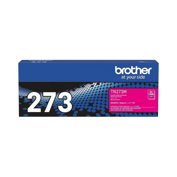 Brother Genuine TN273M Standard Yield Magenta Ink Printer Toner Cartridge, Prints up to 1,300 pages...