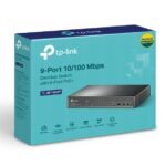 TP-LINK TL-SF1009P 9-Port 10/100Mbps Desktop Switch with 8-Port PoE+ - Image 3