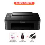 Canon PIXMA TS3340 All-in-One Inkjet Printer Black - Bundle...