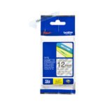 Brother Genuine TZe-131 Labelling Tape  Black on Clear, 12mm wide...