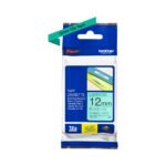 Brother Genuine TZe-731 Labelling Tape Cassette  Black on Green, 12mm wide...