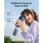 Anker Nano LightWeight With Built-In USB-C Cable Power Bank 10,000 mAh 30W Fast Charging And Recharging With intelligent Display - Blue - Image 3