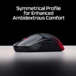 HyperX PulseFire Fuse Wireless/Bluetooth Symmetrical Shape, Upto 85 Hrs, 1000Hz Polling For PC, PS5 & Xbox Series X|S - Image 3