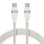 Anker USB-C to USB-C Cable 240W Upcycled-Braided - 1.8m/6ft -White