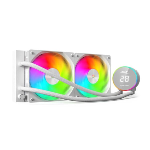 Acer AC240YN ARGB 240mm High Performance Liquid CPU Cooler - White