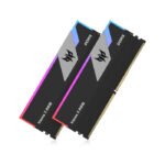 Acer Predator Vesta II DDR5 6000MHz 32GB (16GBx2) RGB RAM CL36 Intel XMP 3.0 & AMD EXPO Compatible Computer Memory PC5-48000 Black - BL.9BWWR.652