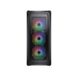 Cougar Archon 2 Mesh RGB Mid Tower Elegant Tempered Glass Side Panel Case With 3 ARGB Fan - Black - Image 3
