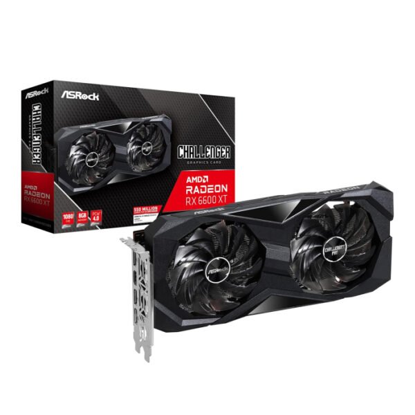 ASRock AMD Radeon™ RX 6600 XT Challenger D 8GB OC GDDR6 RX6600XT CLD 8GO - Graphics Card