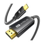 Warrky CH21 8K 60HZ USB-C to HDMI 2.1 Cable 1.8m - Space Gray