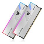 Acer Predator Vesta II RGB 32GB (2x16GB) DDR5 6000MHz CL32 Desktop Memory Kit -Silver