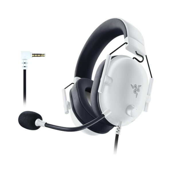 Razer BlackShark V2 X Esports 7.1 Surround Sound Wired Gaming Headset - For PC,PS4, Xbox One,Switch & Mobile Devices – White Edition
