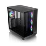 Thermaltake View 380 XL TG Mid Tower Two Panel Front & Left Side Tempered Glass Case with 4 ARGB Fans - Black - Image 3