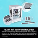 Thermaltake Tower 500 Vertical Mid Tower Fornt & Left Tempered Glass X3 Side Panel Case With 2 ARGB Fans - Snow White - Image 2