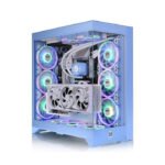 Thermaltake CTE E600 MX Hydrangea E-ATX Case, Centralized Thermal Efficiency Design, Interchange Mesh & TG Front Panel 3Way VGA Mounting Bracket 400mm PCIe4 Riser Cable, Blue | CA-1Y3-00MFWN-00