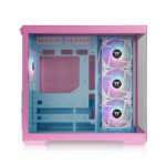 Thermaltake View 380TG Mid Tower Two Panel Front & Left Side Tempered Glass Case with 4 ARGB Fans - Bubble Pink - Image 3