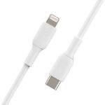 Belkin Boost Charge USB-C Cable With Lightning Connector 1M - White