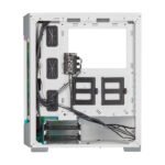 Corsair iCUE 220T RGB Mid-Tower Steel Plastic Side Tempered Glass Panel Case With 3 RGB Fans - White - Image 3