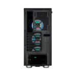 Corsair iCUE 465X RGB Mid-Tower Tempered Glass Side & Front Panel Smart Case with 3 RGB Fans - Black - Image 2