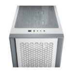 Corsair 4000D Airflow Mid Tower Steel Plastic Side Tempered Glass Panel Case with 4 Fan - White - Image 2