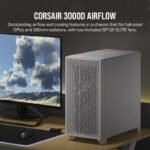 CORSAIR 3000D AIRFLOW Mid Tower Case - White - Image 2