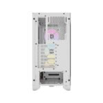 Corsair 3000D RGB Airflow Mid-Tower Side Tempered Glass Panel PC Case With 3 RGB Fans - White - Image 2