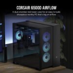 CORSAIR 6500D Airflow Tempered Case - Black - Image 3