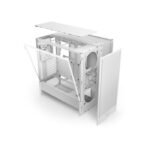 NZXT H5 Flow (2024) Compact Mid-Tower ATX Case - White - Image 2