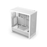 NZXT H5 Flow RGB (2024) Compact Mid-Tower ATX Case With RGB Fans - White - Image 3