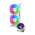 Redragon CCW-3011 ARGB 240mm Liquid CPU Cooler, 2x 120mm Fans with PWM Control - White - Image 3
