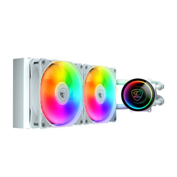 Cougar Poseidon Elite ARGB 240 AIO Liquid Cooler - White