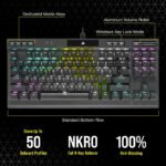 Corsair K70 RGB TKL Champion Series Optical-Mechanical Gaming Keyboard with PBT Double Shot Pro Keycaps - Image 2