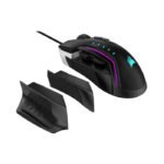 Corsair GLAIVE RGB PRO Comfort FPS/MOBA Wired Gaming Mouse with Interchangeable Grips - Aluminum - Image 2