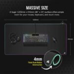 Corsair MM700 RGB Extended Cloth Gaming Mouse Pad (3XL) - Black - Image 2