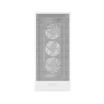 NZXT H7 Flow RGB (2024) ATX Mid Tower Left Side Tempered Glass Case with 3 RGB Fans - White - Image 3