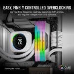 CORSAIR VENGEANCE® RGB 64GB (2x32GB) DDR5 DRAM 6400MT/s CL32 Memory Kit — White - Image 2