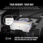 Corsair Dominator Titanium RGB DDR5 - 64GB (2x32GB) 6400MT/s CL32 Memory Kit - White - Image 2