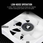 Corsair ML120 RGB ELITE Premium Magnetic Levitation RGB Single Fan With AirGuide Technology - White - Image 2
