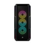 Corsair iCUE 5000T RGB Tempered Glass With 3 RGB & 1 Rear Fans Full-Tower ATX PC Case - Black - Image 3