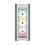 Corsair iCUE 7000X RGB Tempered Glass With 3 RGB & 1 Rear Fans Full-Tower ATX PC Case - White - Image 3