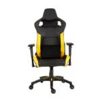 Corsair T1 Race Gaming Chair with PU Leather, 4D Adjustable Armrest, PU Caster Wheels - Black/Yellow