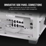 CORSAIR RM1200x SHIFT - 1200W 80 Plus Gold Fully Modular GEN 5 ATX Power Supply Unit - White - Image 3