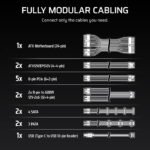 Corsair HXi Series HX1200i Fully Modular Ultra-Low Noise Platinum ATX 1200W Power Supply -BLACK - Image 2