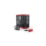 HYTE Y40 Mid Tower Two Panel Front & Left Side Tempered Glass Case With 2 Fan - Black/Red - Image 3