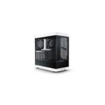 HYTE Y40 Mid Tower Two Panel Front & Left Side Tempered Glass Case With 2 Fan - Black/White - Image 3